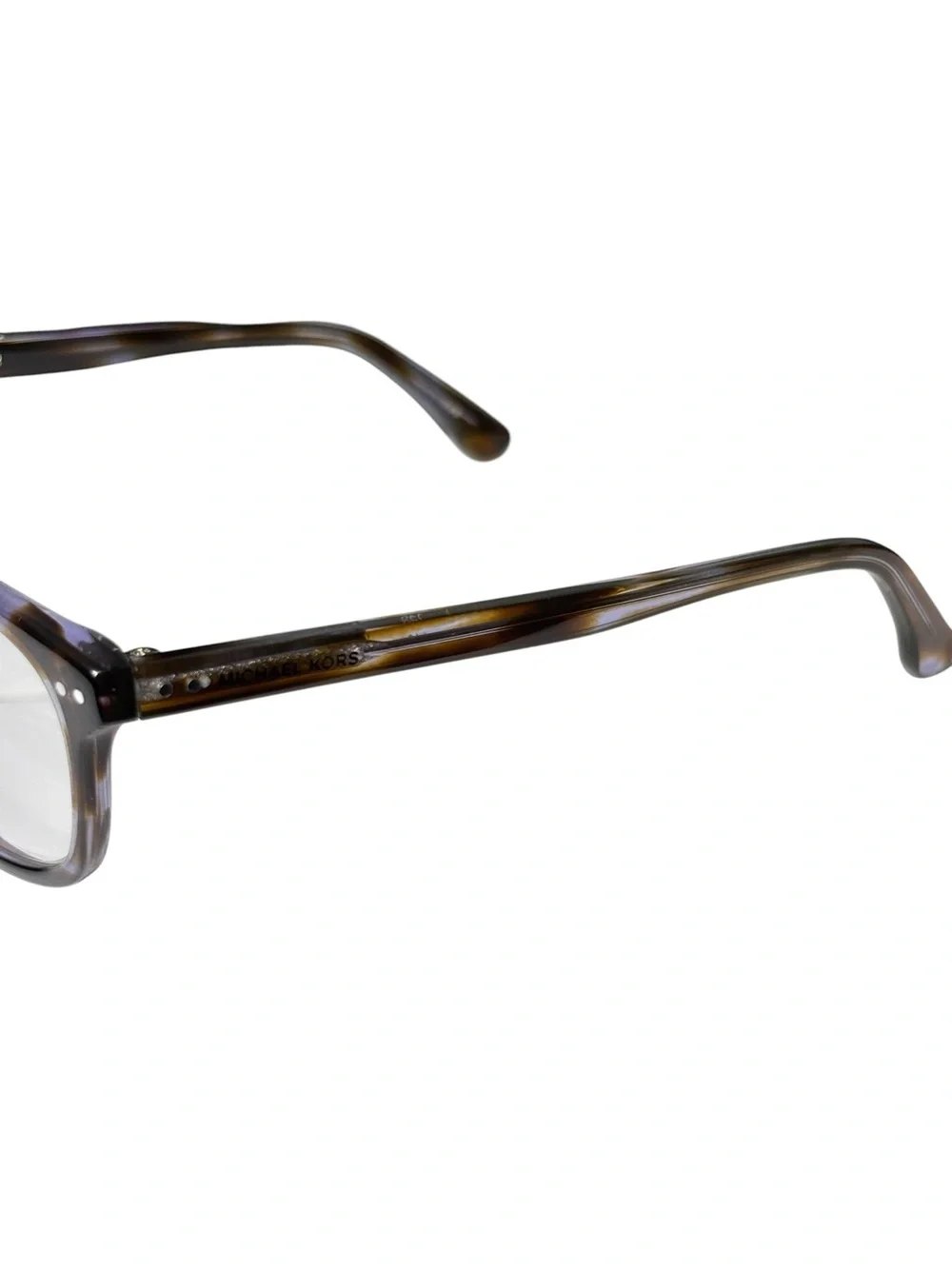 MICHAEL KORS MK285 502 Purple Brown Crystal Tortoise Eyeglasses Frame‎ 52-19-140